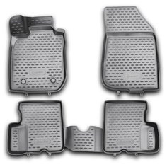 Коврики 3D в салон RENAULT Duster 2WD, 2011-2015, 4 шт. (полиуретан) Element