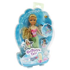 Кукла Brilliance Fair Русалочка с диадемой и подвеской в виде морского конька, 26,7 см