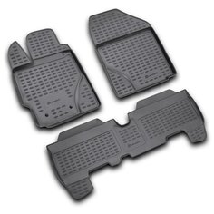 Коврики в салон TOYOTA Yaris 01/2006-2010, 3 шт. (полиуретан) Element