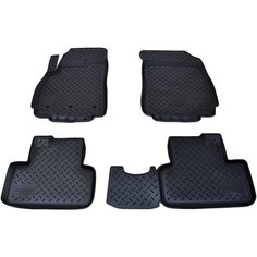 Комплект ковриков салона NorPlast NPL-Po-12-40 4 шт. черный