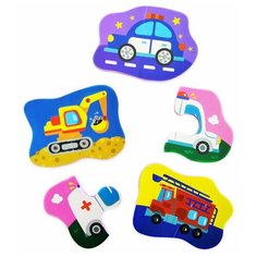 Пазл Malamalama MAXI Спешим на помощь 2 элемента, набор из 4 штук