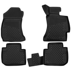 Коврики 3D в салон подходят для SUBARU Forester, 2012 - 2018, П.Р. 4 шт. (полиуретан) Element