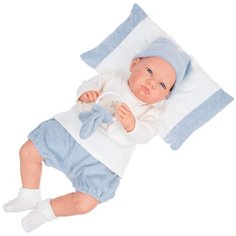 Интерактивная кукла Antonio Juan Изабель в голубом, 52 см, 1955