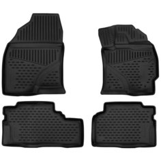 Коврики 3D в салон TOYOTA Prius Alpha, 2012->, П.Р. 4 шт. (полиуретан) Element