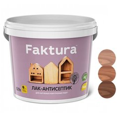 Лак Faktura Лак-антисептик полиакриловый золотой дуб 2.7 л