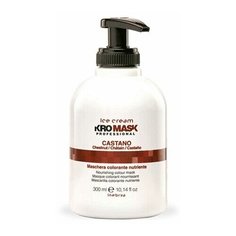 Оттеночная маска для яркости окрашенных волос «Каштан» Inebrya Kromask