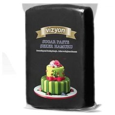 Паста для лепки Мастика Polen черная, 1 кг.