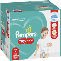 Pampers трусики Pants 7 (17+ кг), 66 шт.