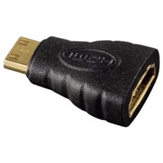 Адаптер аудио-видео Hama H-39861 mini-HDMI (m)/HDMI (f), черный (00039861)