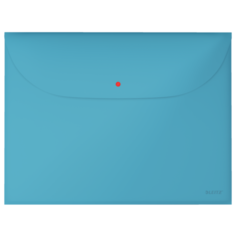 Папка-конверт Leitz Cosy с 2-мя карманами, 3 шт. в уп., синий