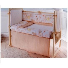 Бортики в кроватку LuBaby "Мой зоопарк" Луняшки