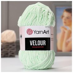 Пряжа YarnArt "Velour", 100% микрополиэстер, 170 м/100 г, (845 мята)