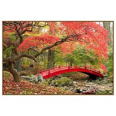 Алмазная мозаика «Японский парк», 45 × 30 см, 38 цветов Milato