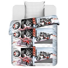 Детское постельное белье Василек 1,5-спальное "Мотокросс"