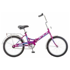 Городской велосипед Stels Pilot 410 20 (2018) 20х13,5 фиолетовый (требует финальной сборки)