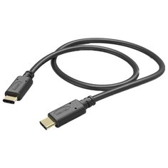 Кабель Hama 00183329 USB Type-C (m)-USB Type-C (m) 1.5 м, черный