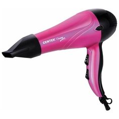 Фен для волос Centek CT-2259, розовый, черный