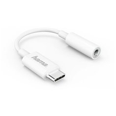 Адаптер Hama H-183307 00183307 Jack 3.5 (m)-USB Type-C (m), белый