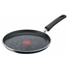 Сковорода блинная Tefal Chefclub C2753802 круглая, 25 см, ручка несъемная (без крышки), черный (2100119602)
