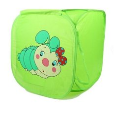 Корзина Наша игрушка Гусеничка 45х45х45 см (636013) зеленый