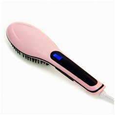 Электрическая расческа-выпрямитель,розовый Leben 29Вт макс. температура 230