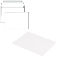 Конверт С5 162х229мм белый (100шт в упаковке) Курт