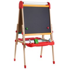 Мольберт детский TopBright Deluxe Standing Art красный