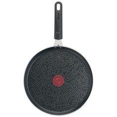 Сковорода блинная Tefal Chandeleur Leopard B2751102 круглая, 28 см, ручка несъемная, без крышки, черный, (2100119032)