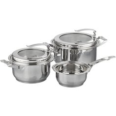 Набор посуды GIPFEL MASTER 8595 5 пр. серебристый