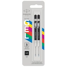 Стержень для гелевой ручки PARKER Gel Ball Point 0.7 мм, 2 шт (2 шт.) черный