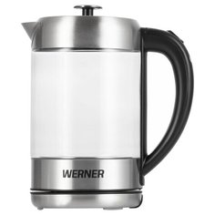 Чайник Werner 50152, нержавеющая сталь/прозрачный