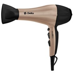 Фен Delta DL-0937, черный, бежевый