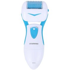 Пилка роликовая Starwind SBS 2014 для стоп, 2 насадки, синий/белый