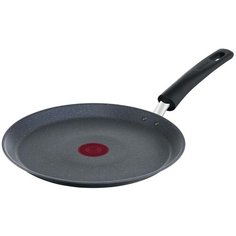 Сковорода блинная Tefal Natural ON G2803802 круглая, 25 см, ручка несъемная (без крышки), серый (2100121235)