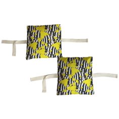 Набор бортиков в детскую кроватку "Желтые рыбы" 8 шт. Marengo Textile