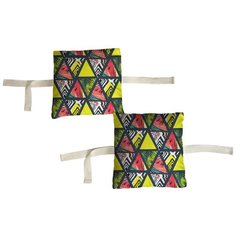 Набор бортиков в детскую кроватку "Треугольники" 12 шт. Marengo Textile