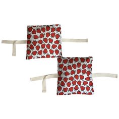 Набор бортиков в детскую кроватку "Клубника" 8 шт. Marengo Textile