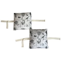 Набор бортиков в детскую кроватку "Саванна" 8 шт. Marengo Textile