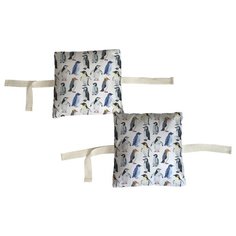 Набор бортиков в детскую кроватку "Пингвины" 8 шт. Marengo Textile