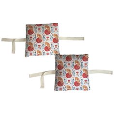 Набор бортиков в кроватку "Лисы в венке" 12 шт. Marengo Textile