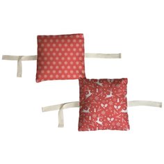 Набор бортиков в детскую кроватку "Олени новый год" 8 шт. Marengo Textile