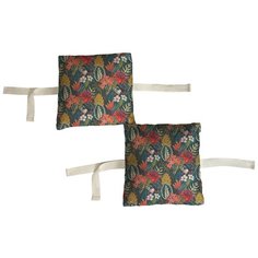 Набор бортиков в детскую кроватку "Красные цветы" 12 шт. Marengo Textile