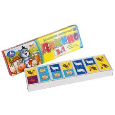 Настольная игра Умка Домино Простоквашино. Домашние животные 3 в 1