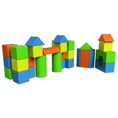 Мягкий игровой комплекс ROMANA Царство ДМФ-МК-13.90.25, желтый/зеленый/голубой