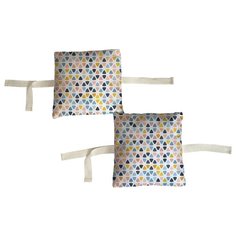 Набор бортиков в детскую кроватку "Треугольные пятна" 12 шт. Marengo Textile