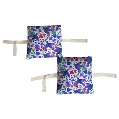 Набор бортиков в детскую кроватку "Колибри голубые" 12 шт. Marengo Textile