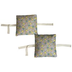 Набор бортиков в детскую кроватку "Зеленые кисточки" 8 шт. Marengo Textile