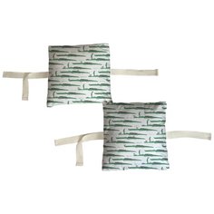 Набор бортиков в детскую кроватку "Крокодильчики" 8 шт. Marengo Textile