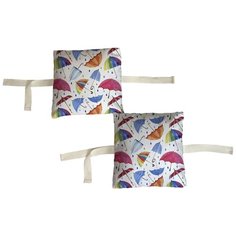 Набор бортиков в детскую кроватку "Зонтики 2" 8 шт. Marengo Textile