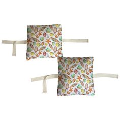 Набор бортиков в детскую кроватку "Ракушки 2" 12 шт. Marengo Textile